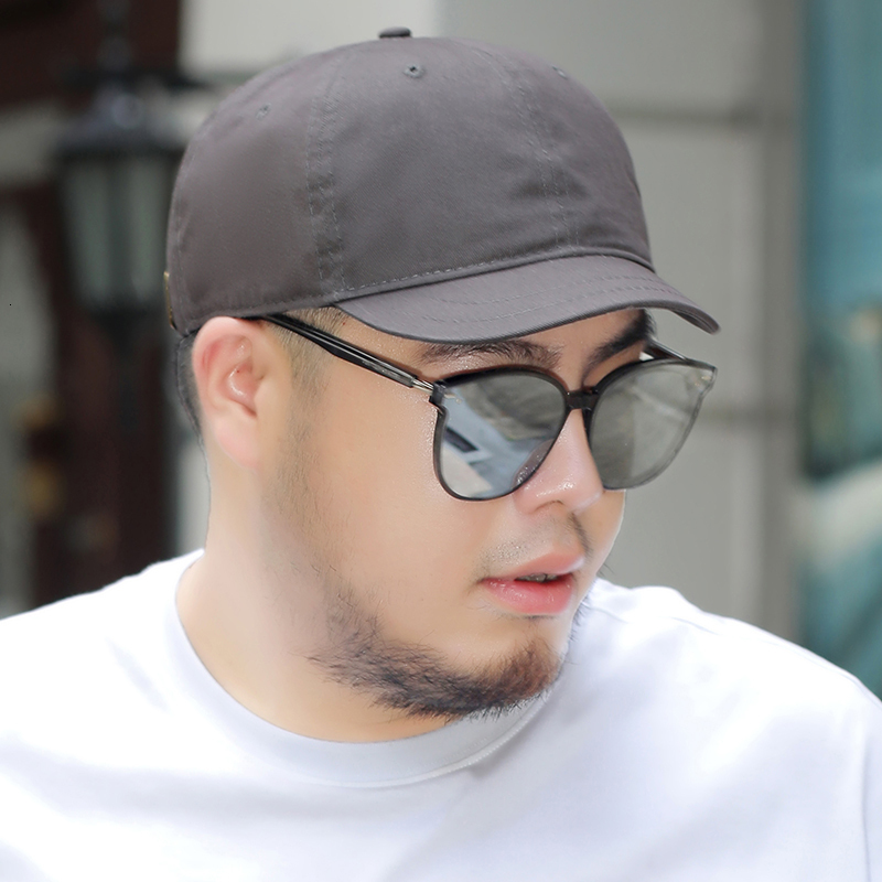 Berets Short Brim Deep Top Large Cap Big Face Man Plus Size Sun Hat Male Summer Outdoors Cycling Cotton Sport 50cm 5965cm 230822