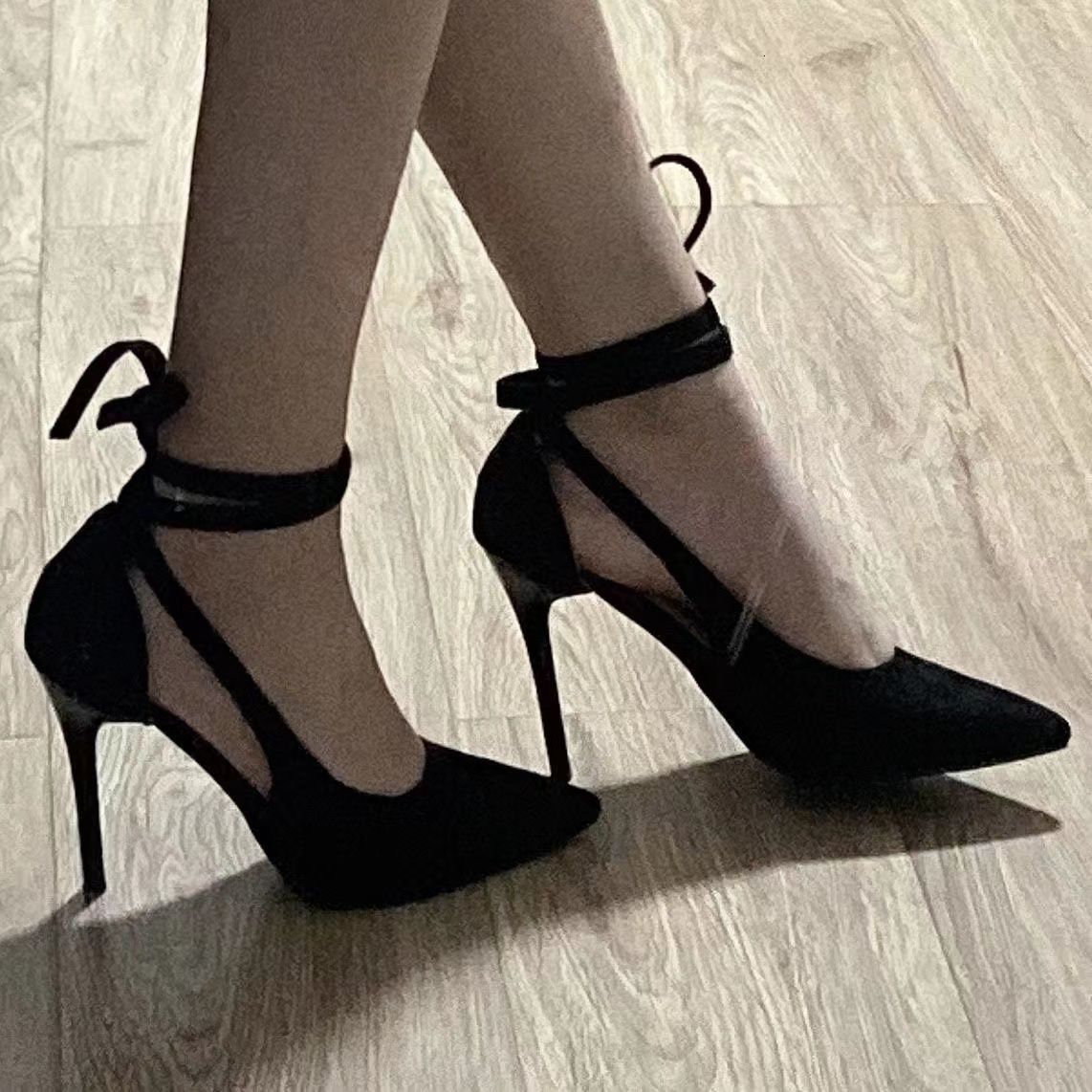 Dress Shoes Fashion High Heel's 2023 Autumn and Winter Korean Edition Suede Versatile New Pointed Thin Heel Shoe 230823