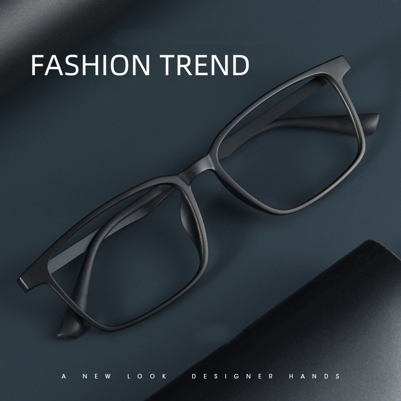 Fashion Sunglasses Frames MOMOJA Business Eyewear Retro Square TR90 Eyeglasses Myopia Optical Prescription Glasses Frame For Men A1003 230822