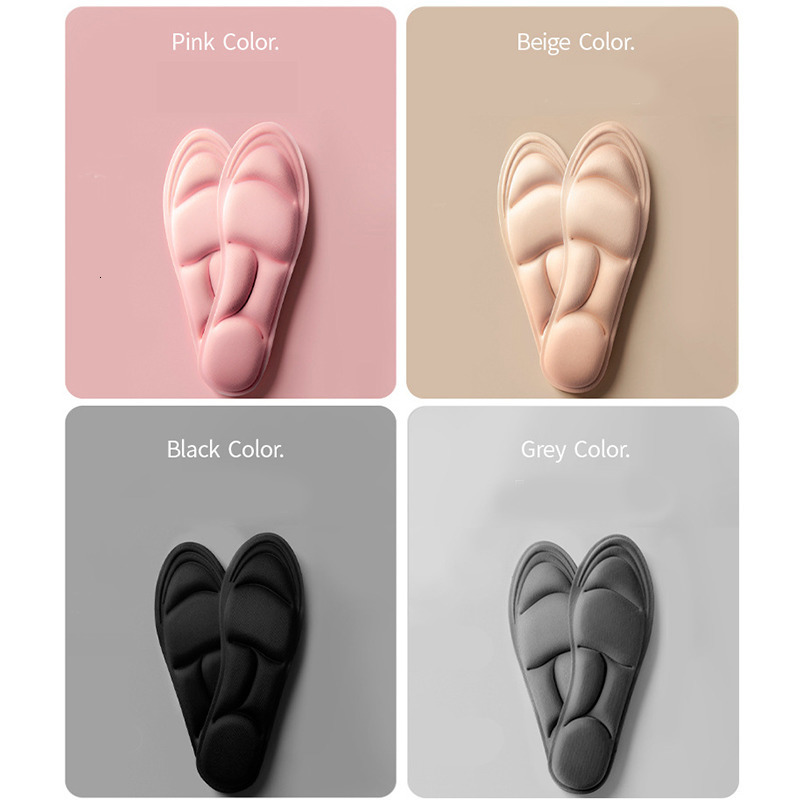 Shoe Parts Accessories 5D Massage Memory Foam Insoles For Shoes Sole Breathable Cushion Sport Running Feet Orthopedic 230823