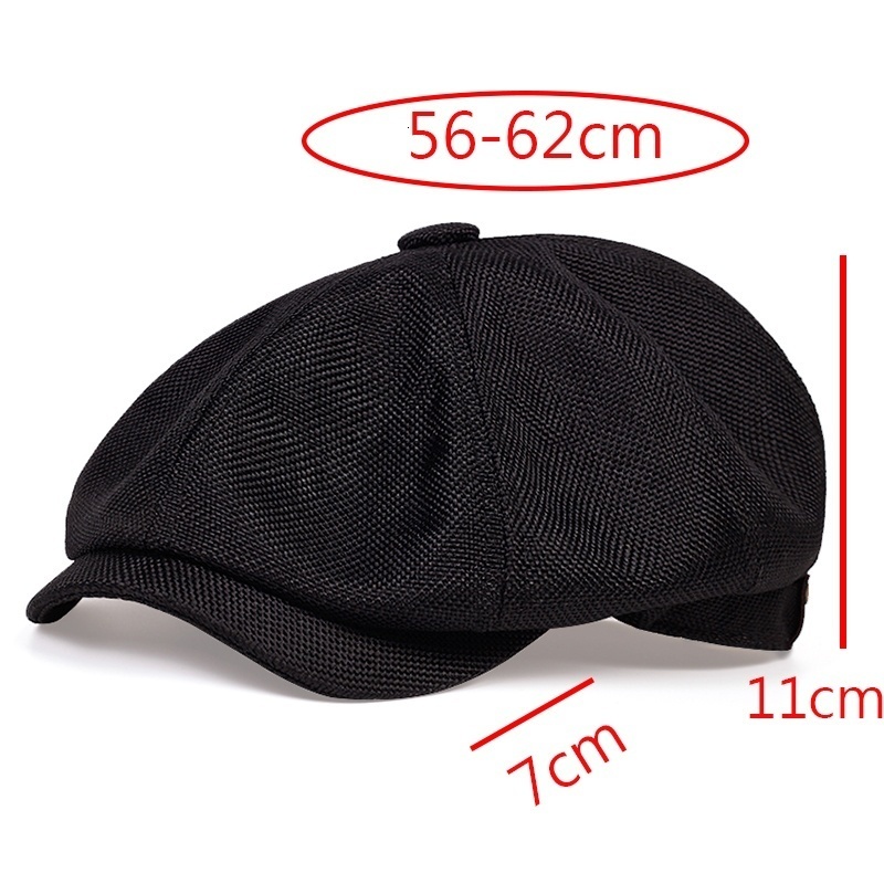 Berets Fashion Men's Casual sboy Hat Spring and Autumn Retro Beret Wild Hats Unisex Octagonal Cap 230822