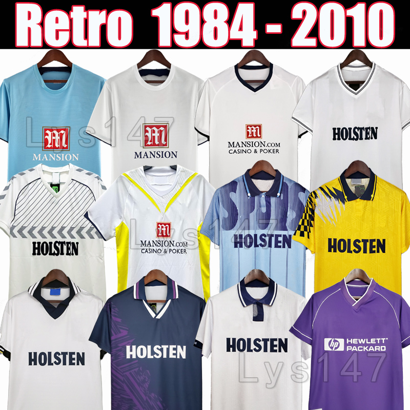 SHERINGHAM LINEKER SHIRTS uniforms GINOLA Klinsmann GASCOIGNE 1986 Retro soccer jersey classic Vintage 1991 92 93 94 95 98 454545