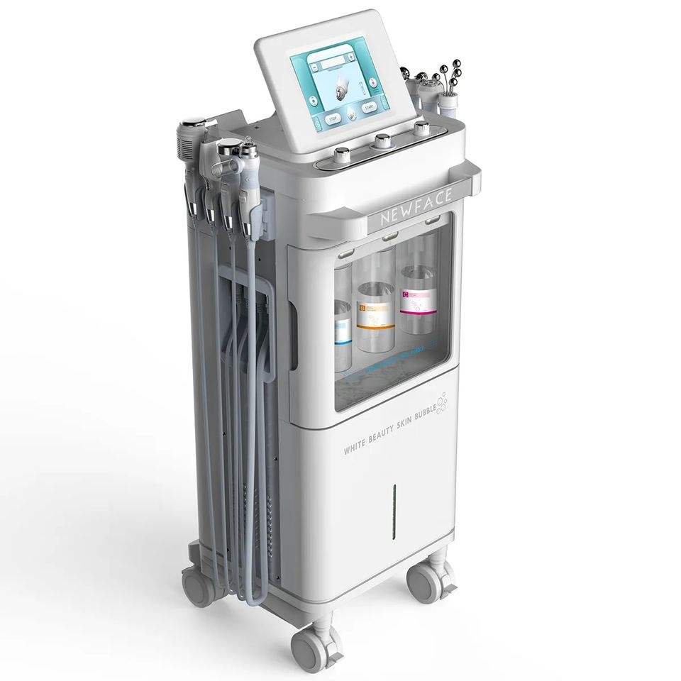 Top sale Deep Clean Skin Facial Equipment 9 in 1 White beauty skin bubble machine Hydro Dermabrasion Machine