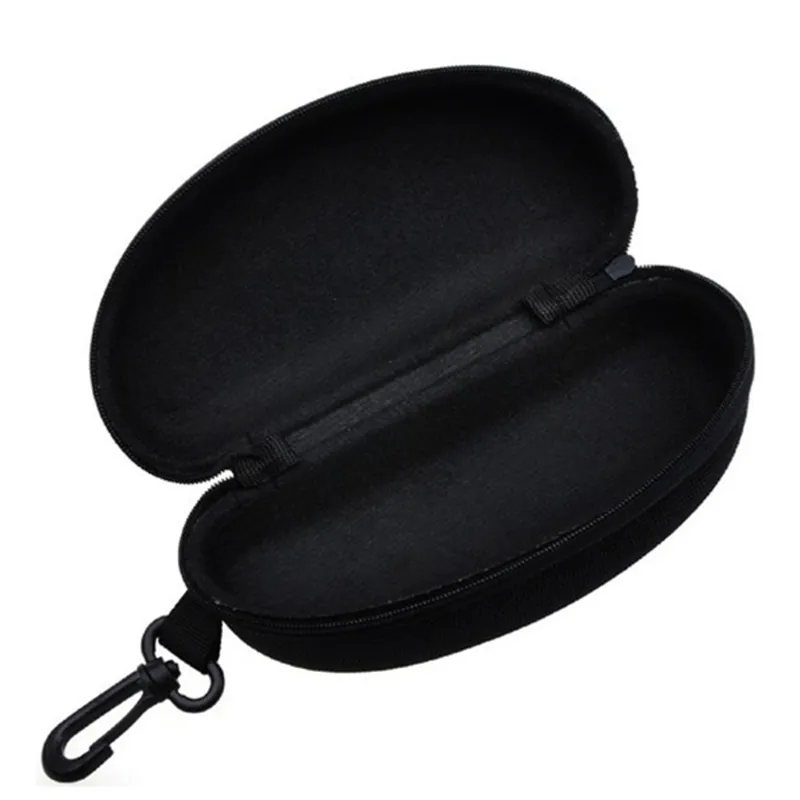 Black Sunglass Protection Box Eyewear Cases Oxford Cloth Black Color Zipped Glasses Case Optional Cloth