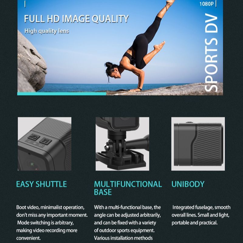 Weatherproof Cameras Wireless Mini Camera Wifi spot DV Sport Outdoor Car HD 1080P Recorder Action Support 128G Download Portable 230823