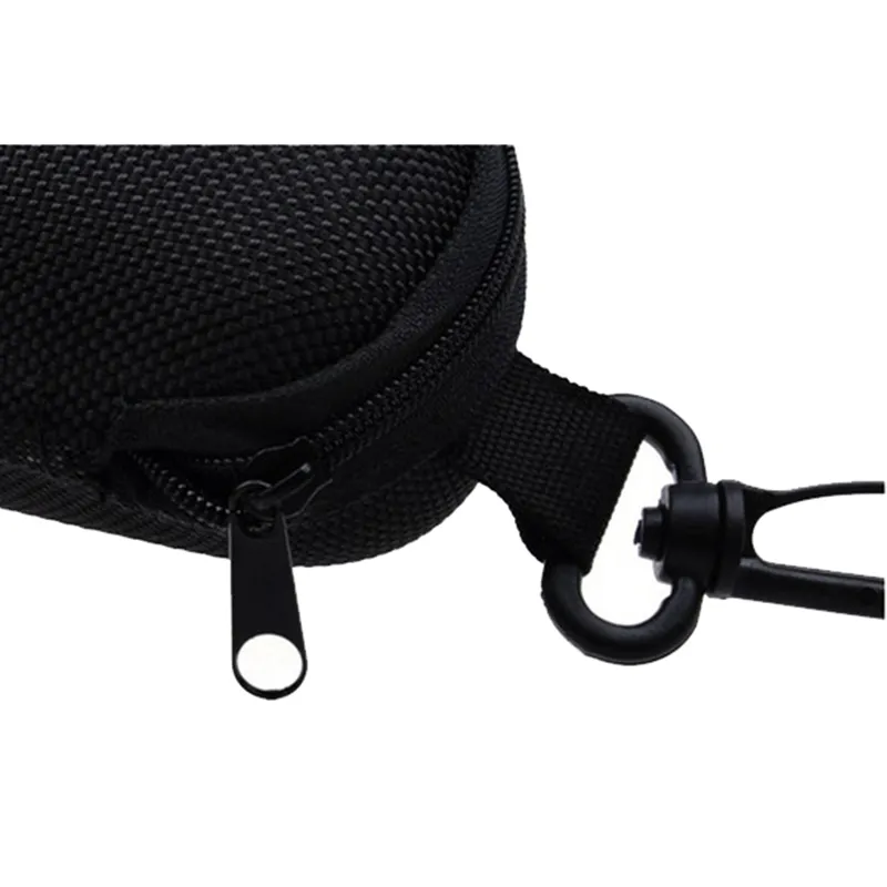 Black Sunglass Protection Box Eyewear Cases Oxford Cloth Black Color Zipped Glasses Case Optional Cloth