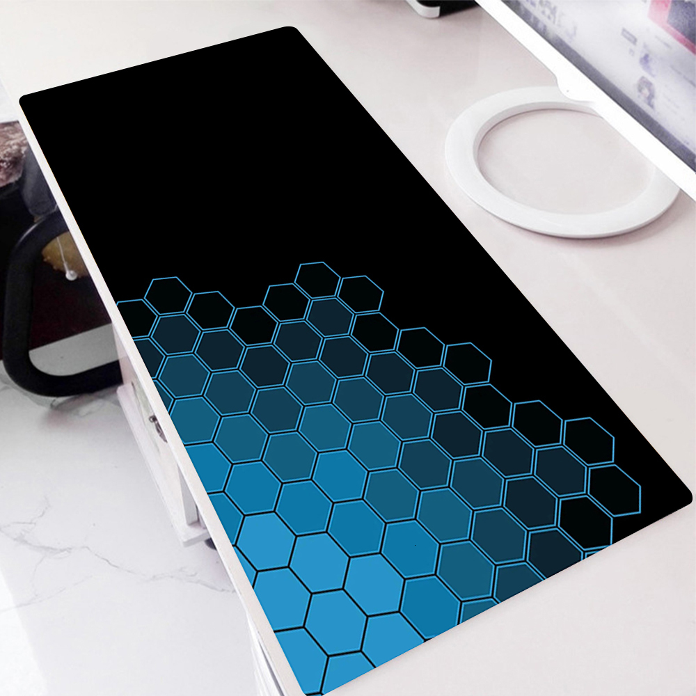 Mouse Pads Wrist Rests Geometric Gaming Accessories MousePads Computer Laptop Gamer Extended Mat Large Anime Pad Rubber Keyboards Table 230823