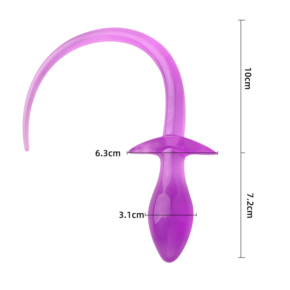 Briefs Panties Anal Plug Tail Butt Silicone Dog Sex Toys For Women Men Slave Games SM Erotic Toy Gspot Massage Products 230824