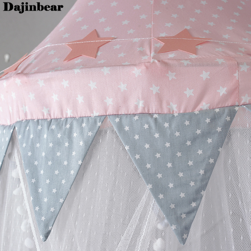 Crib Netting Baby Room Mosquito Net Kid bed curtain canopy Round Crib Netting bed tent baldachin Decoration girl bedroom accessories Dropship 230823