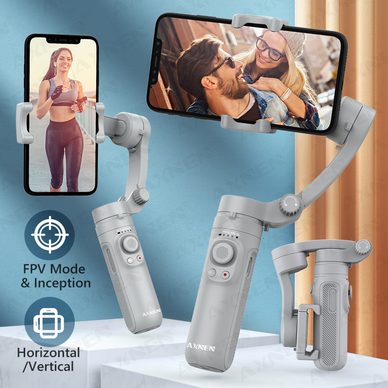 Stabilizers AXNEN HQ3 3 Axis Foldable Smartphone Handheld Gimbal Cellphone Video Record Vlog 230823