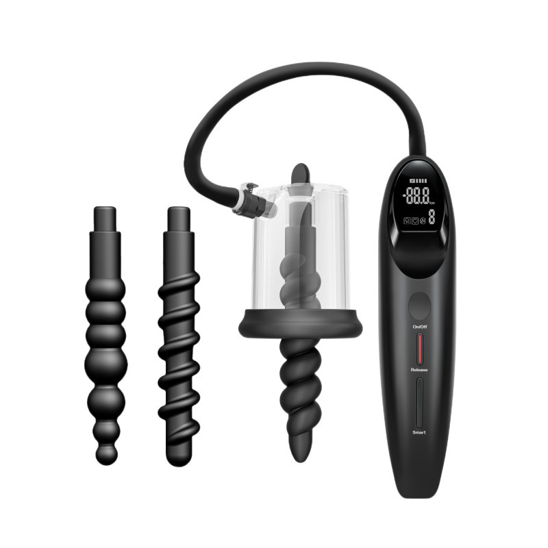 Anal Toys Male Electric Prostate Massager Vacuum Vestibular Suction Stimulate Alternative Sex Silicone Plug Pump 230824