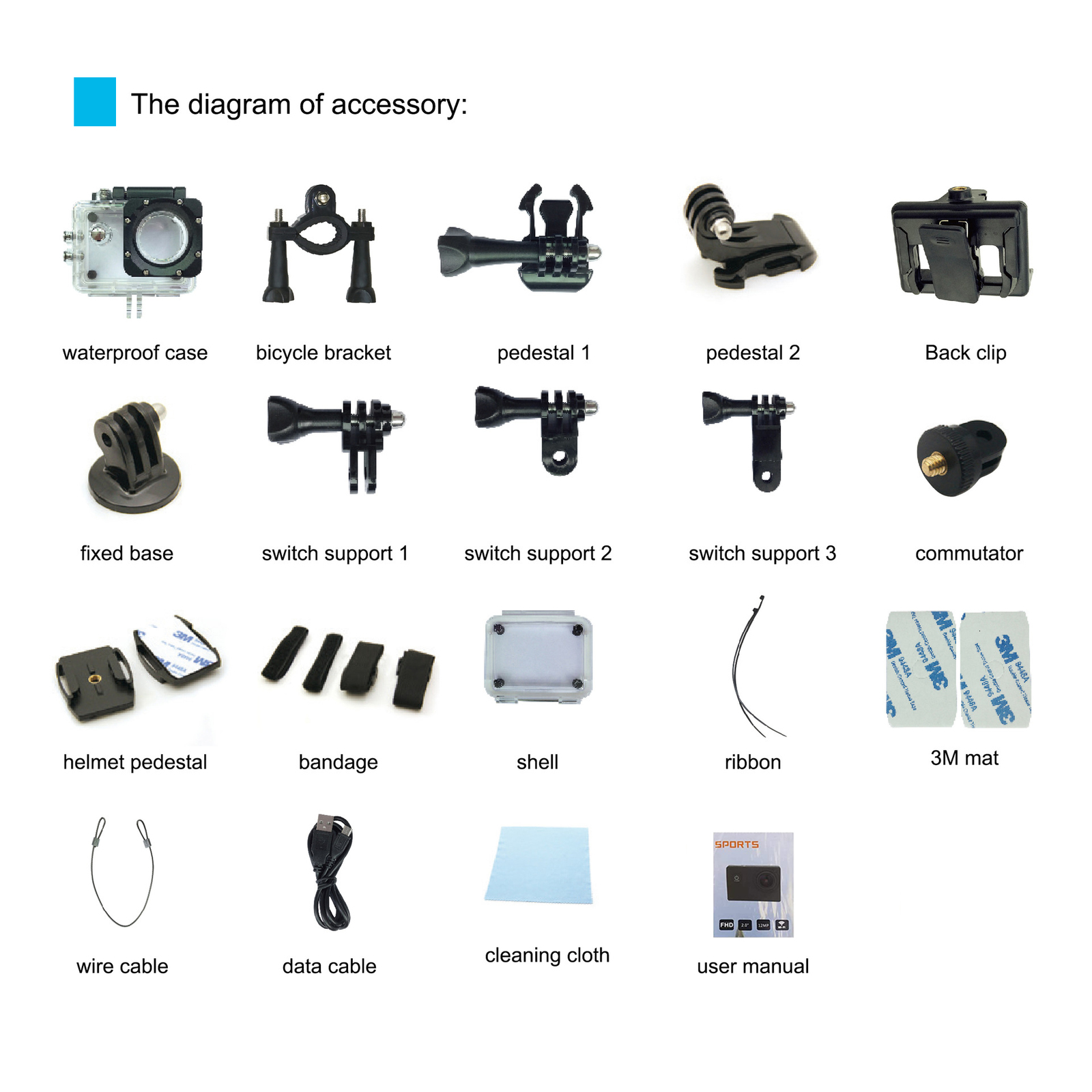Weatherproof Cameras Action Camera 4K 30FPS WiFi Ultra HD Underwater Wide Angle Degree lens 98FT Waterproof sports DV Video Recording l230823