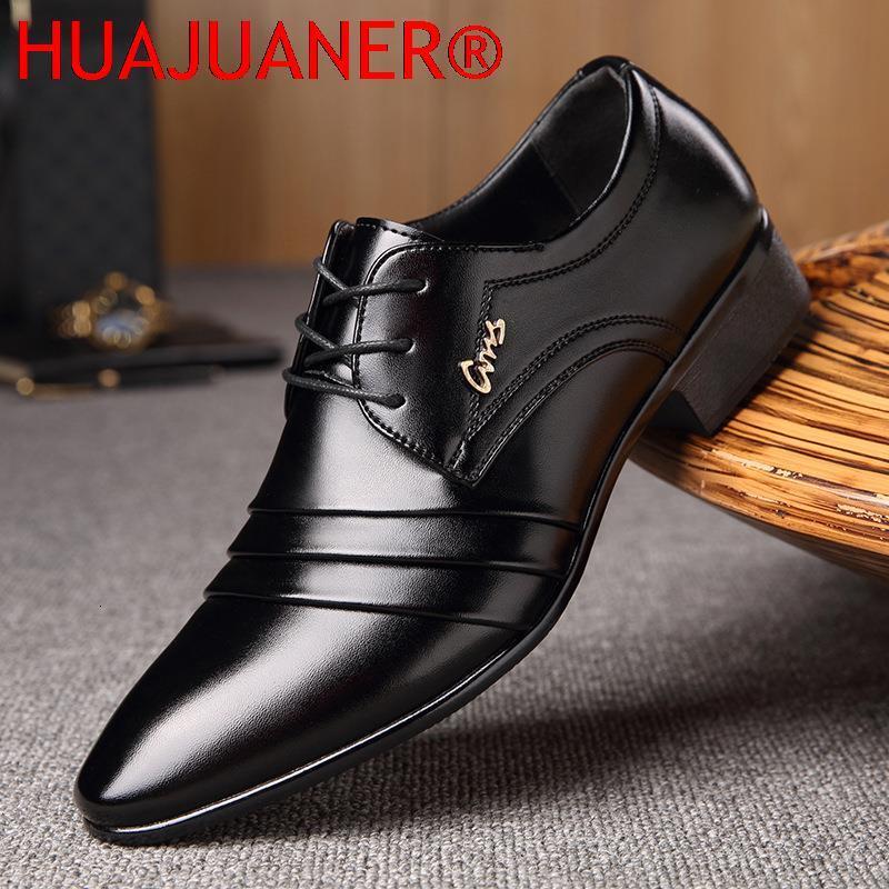 Dress Shoes Fashion Mens PU Leather Shoes Wedding Business Dress Nightclubs Oxfords Breathable Working Lace Up Shoes 230824