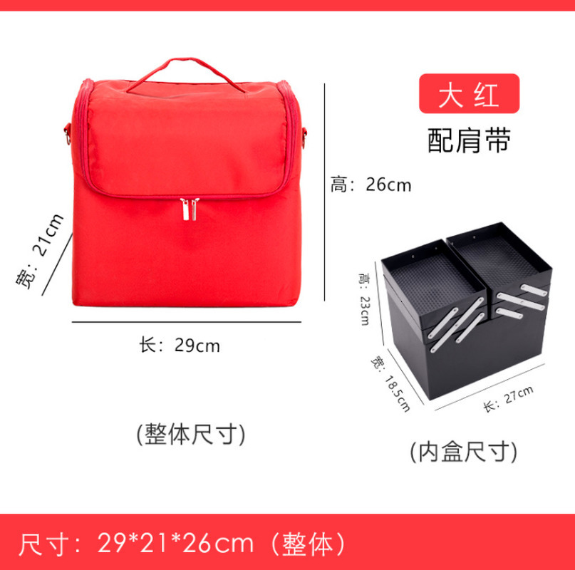 Face Care Devices Cosmetic Bag Storage Multi layer Makeup Manicure Tattoo Beauty and Multi function Tool Case 230823