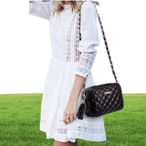 Synthetic Leather Metal Chain Replacement Interchangeable Shoulder Bag Strap Bag Accessories