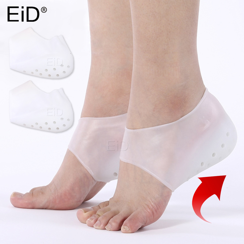 Shoe Parts Accessories Silicone Invisible Inner Height Insoles Lifting Increase Socks Outdoor Foot Protection Pad Men Women Heel Cushion Hidden Insole