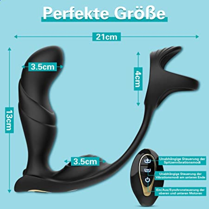 Briefs Panties Prostate Vibrator Plug Anal Butt Massager Delay Ejaculation Lock Ring Penis Cockring Remote Control Masturbator Sex Toy for Men 230824