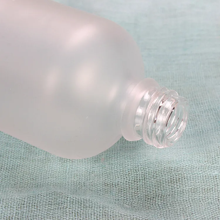 wholesale 5ml 10ml 15ml 30ml 50ml 100ml Frosted Glass Dropper Bottle Empty Cosmetic Packaging Container Vials Essential Oil Dropper LL