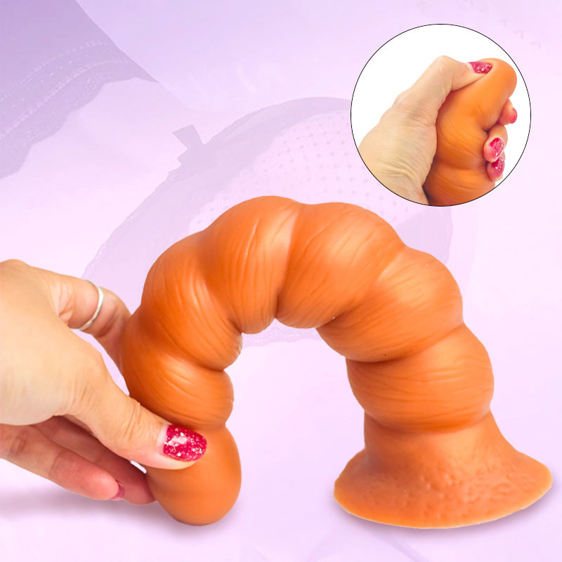 Briefs Panties Silicone Anal Plug Dildos with Suction Cup Stimulate Vagina and Anus Big Butt Soft Dilator Sex Toys for Women Men 230824