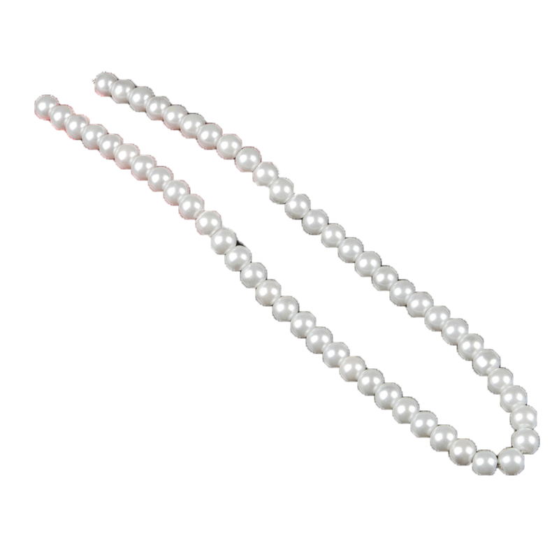 Classic Elegant White 75 mm Diameter Pearl Necklace for Women Men Girls Teens Wedding Banquet Necklaces Trend
