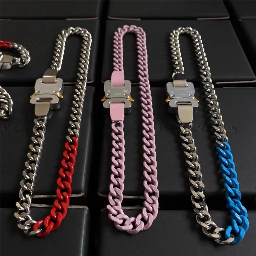Bangle 1017 ALYX 9SM Bracelet Men Women 1 1 Quality Chain Alyx Bracelets Made In Italy Hook Buckle Accessory 230824