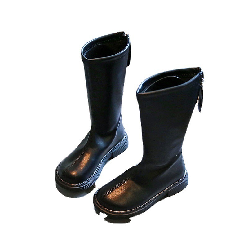 Boots Girls High Autumn Winter Style Children Single Fashion Casual zapatillas nio 230823