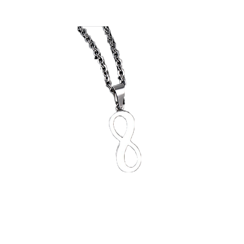 Endless Love 8 Shaped Pendant For Women Men Stainless Steel Infinity Gay Pride Necklace Chain Women Jewelry