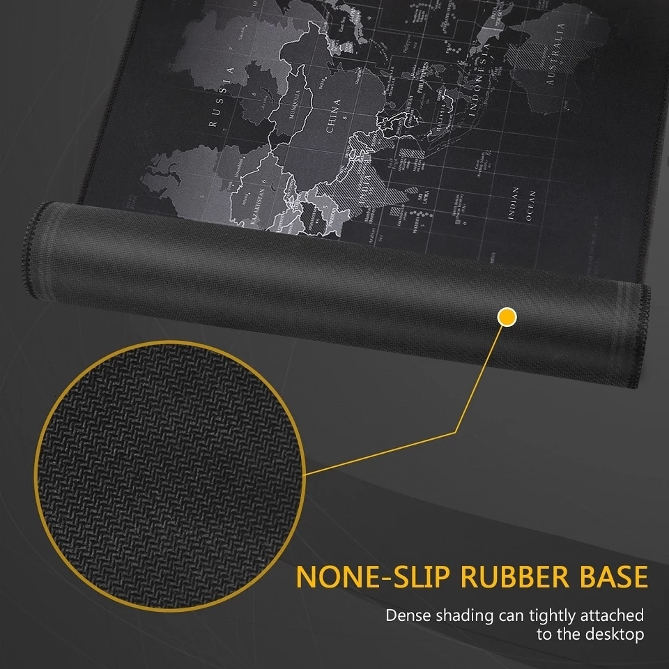 Mouse Pads Wrist Rests Green Plant Pad Office Computer Desk Mat Table Large Lockedge Gamer Keyboard Laptop Cushion Non slip Mats Mousepad 230823
