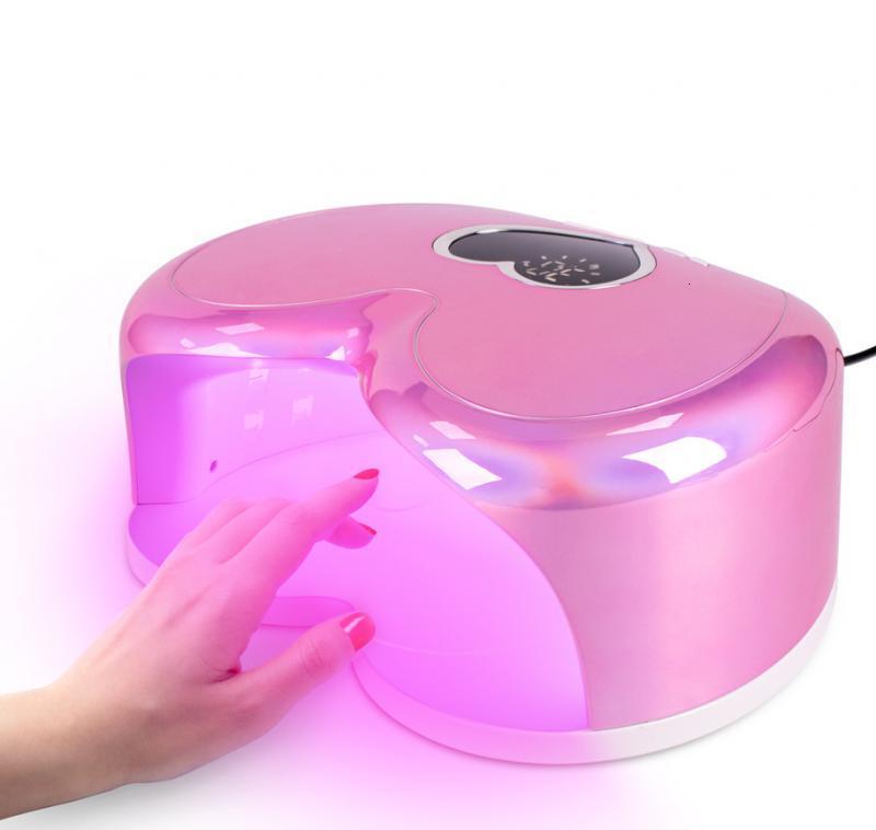 Nail Dryers 96W Uv/led Nail Drying Lamp for Manicure Heart Shape Professional Nail Polish Dryer Light Machine for Fast Drying All Gel Polish 230824