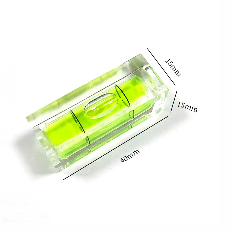 wholesale Mini Level Gauge Green Color Spirit level Bubble Spirit level Square Level Frame Accessories LL