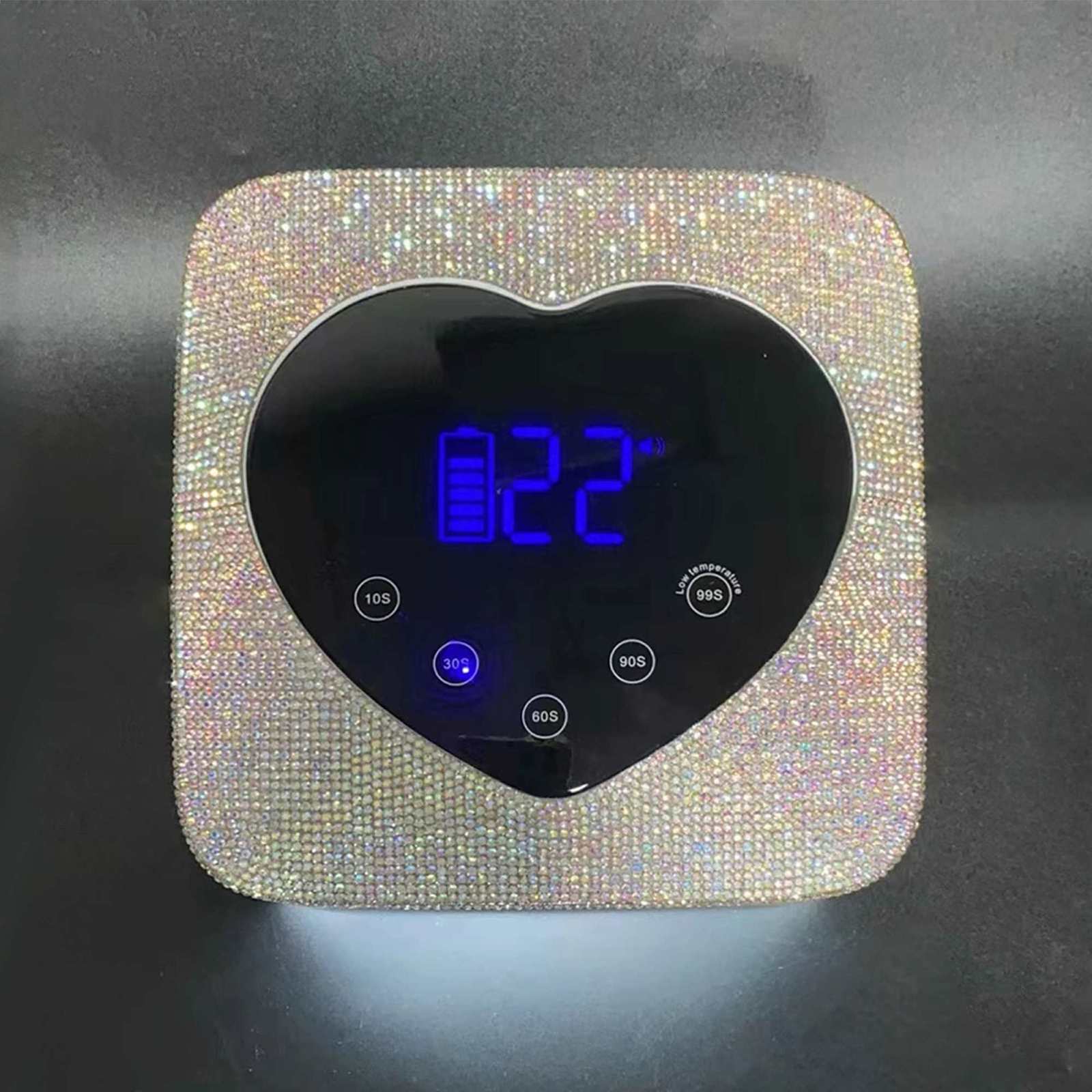 Nail Dryers UV LED Lamp Manicure 72w Heart-shaped Rechargeable Professional Cordless Led Uv Nail Lamp Electric Manicure Dryer 230824