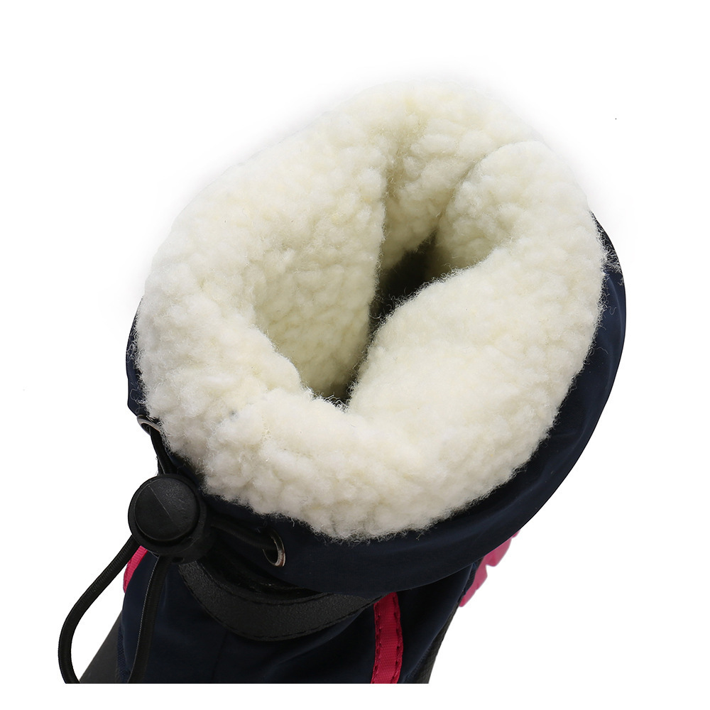 Boots Children's Winter Snow Boots For Kids Girls Casual Cotton-Padded Warm Shoes Boys Anti-Slip Waterproof Rubber Sole Baby Plush 230823