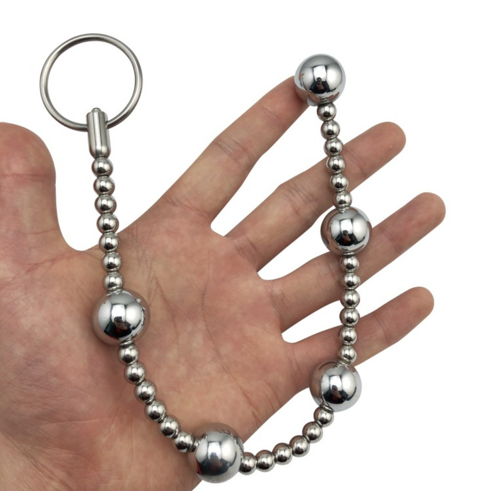 Anal Toys Metal Stainless Steel Beads Vagina Ball Plug Prostate Massage Butt Adult Games Erotic Sex for Women Men 230824