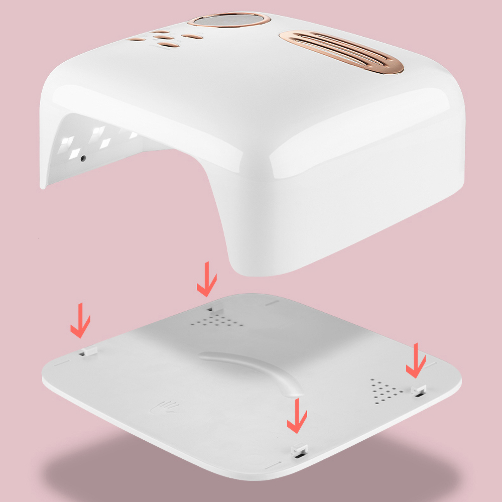 Nail Dryers Wireless UV Led Nail Lamp 72W Fast Nail Dryer UV Curing Lamp Cordless Rechargable Nail Drying Lamp for All Gel Nail Polish Alar 230824