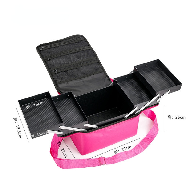 Face Care Devices Cosmetic Bag Storage Multi layer Makeup Manicure Tattoo Beauty and Multi function Tool Case 230823