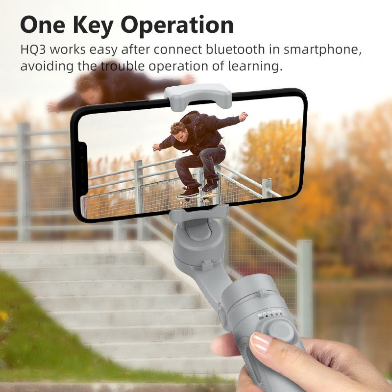 Stabilizers AXNEN HQ3 3 Axis Foldable Smartphone Handheld Gimbal Cellphone Video Record Vlog 230823