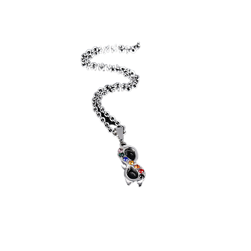 Endless Love 8 Shaped Pendant For Women Men Stainless Steel Infinity Gay Pride Necklace Chain Women Jewelry
