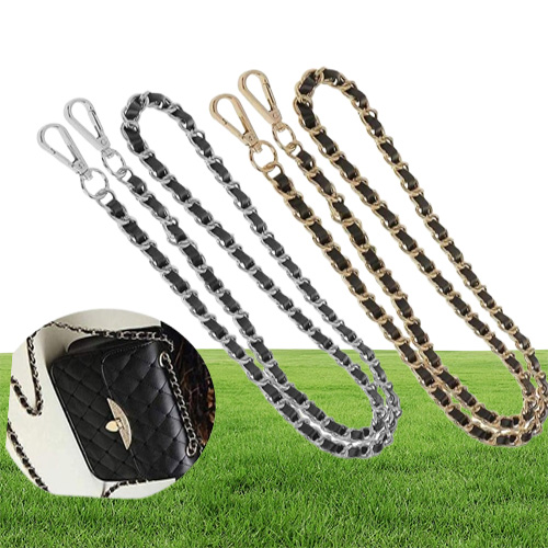 Synthetic Leather Metal Chain Replacement Interchangeable Shoulder Bag Strap Bag Accessories