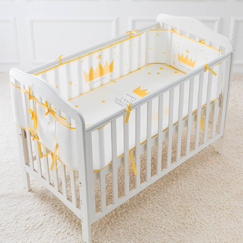 Bed Rails born Babies Fence Summer Breathable Safety Crib Rail 30028cm Mesh Crash Barrier 230824