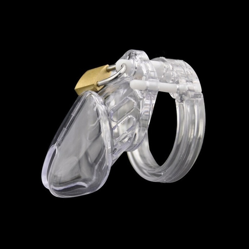 Cockrings 5 Size Rings Chastity Cage Male Sex Toys Small or Standard Device Cock Brass Lock Locking Erotic Urethral 230824