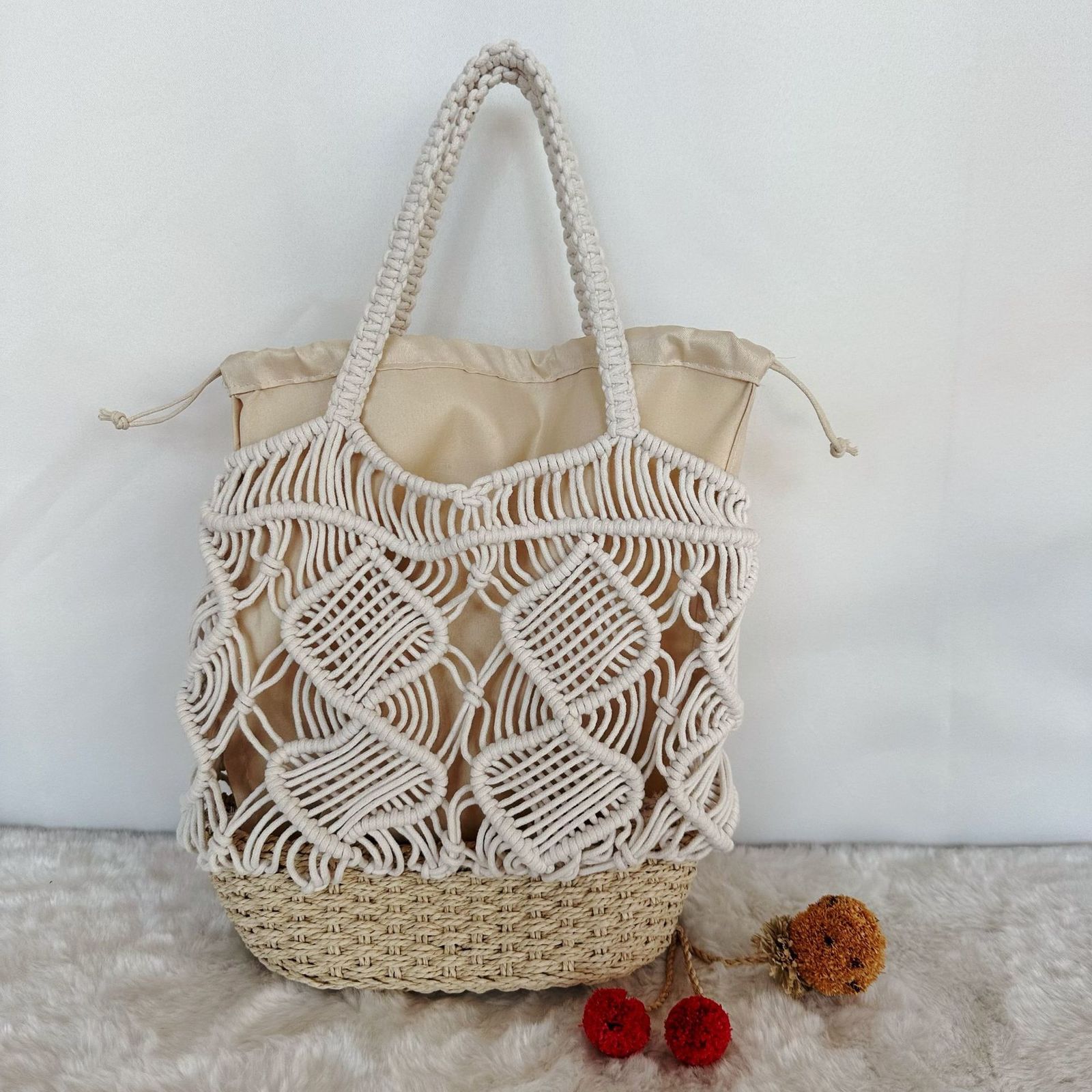 Evening Bags Women Shoulder Bag Fashion Hand Made Beach Bag Bohemian Straw Woven Bag Retro Simple Large Capacity Basket Bag 230824