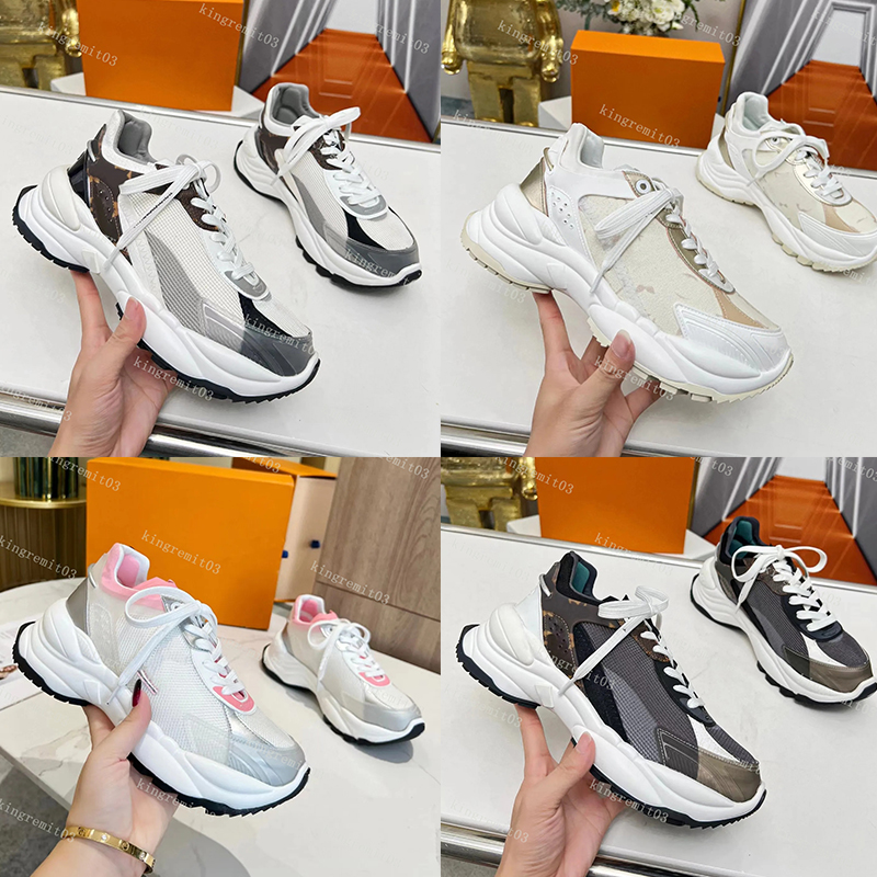 Run 55 Sneaker Designer Men Women Casual Shoes Run Away Sneakers Platform Fashion Classic Rubber leather Outdoors Low-top Sneakers Size 35-45