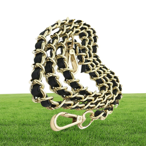 Synthetic Leather Metal Chain Replacement Interchangeable Shoulder Bag Strap Bag Accessories