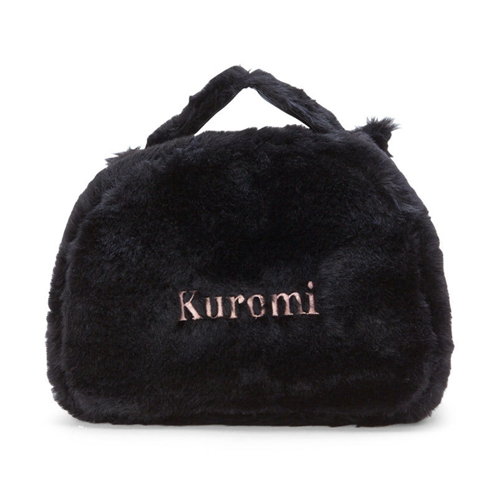 23*8*16cm Cartoon Portable Girl Makeup Bag Soft Plush Handbag Large Capacity Cosmetic Storage Bags Winter Plush Makeup Organizer 2470