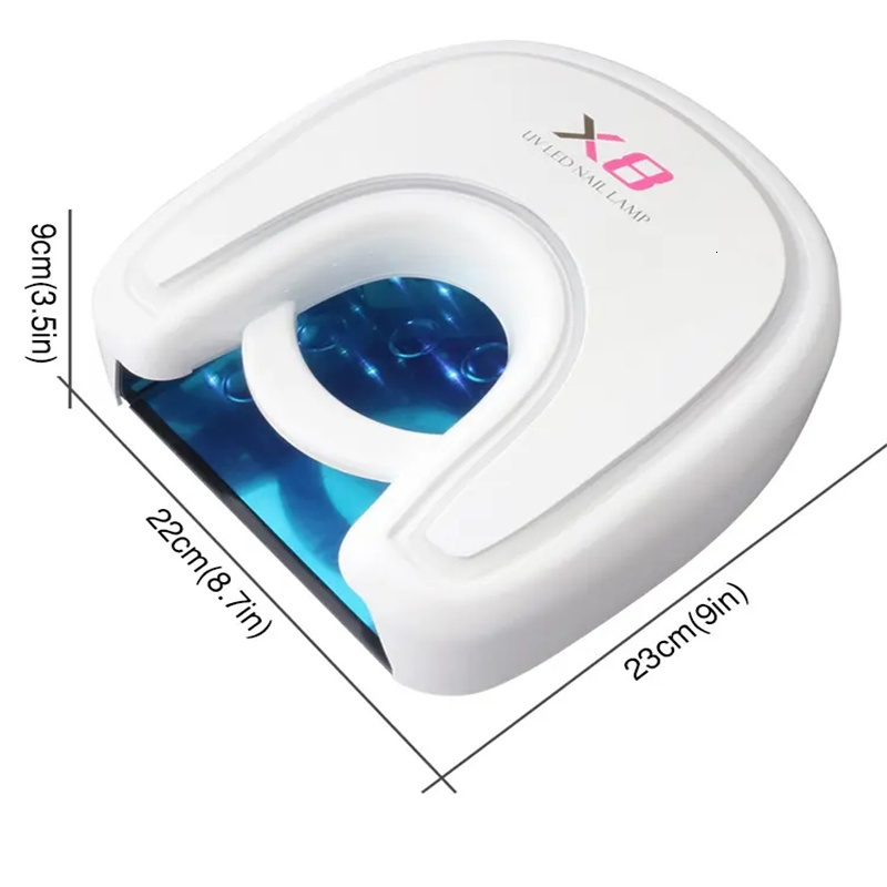 Nail Dryers Professional Rechargeable Nail Gel Curing UV LED Nail Lamp 48W Portable Nail Dryer 230824