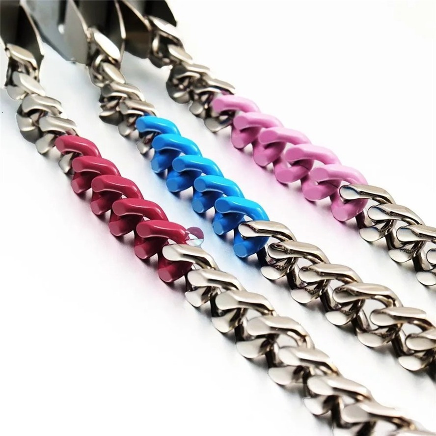 Bangle 1017 ALYX 9SM Bracelet Men Women 1 1 Quality Chain Alyx Bracelets Made In Italy Hook Buckle Accessory 230824