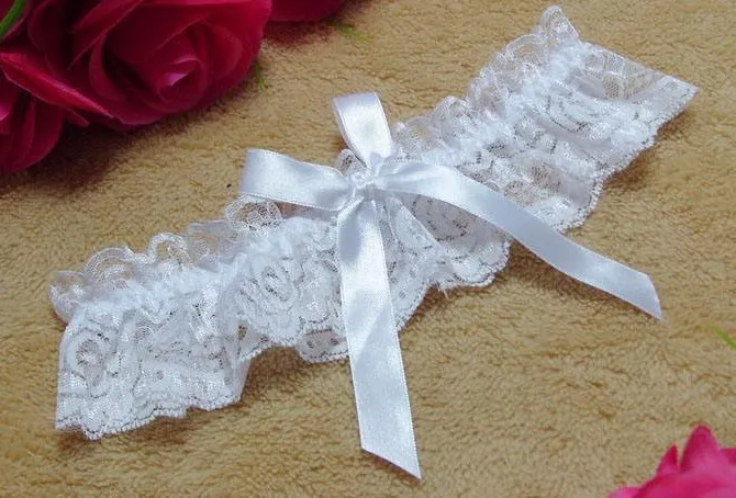 Lingerie Wedding Gift Party Bridal Accessories Cosplay Sexy Lace Elastic Leg Garter Belt with Ribbon Bow Suspender Thigh HarnessZZ