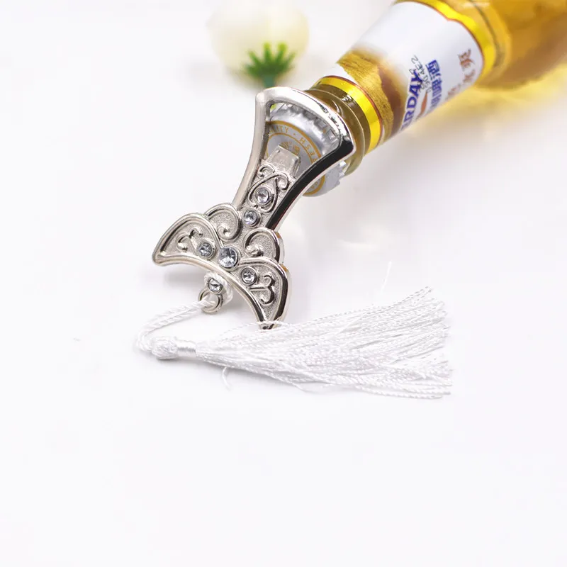 Silver Metal Angel Beer Bottle Opener Wedding Favors Gifts For Guests Wedding Souvenirs Event Party SuppliesZZ
