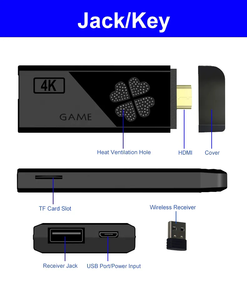 M8II M8 TV Video Game Console 2.4G Double Wireless Game Controller Stick 4K 20000 Retro Games 64GB with Joysticks For PS1/GBA Dropshipping
