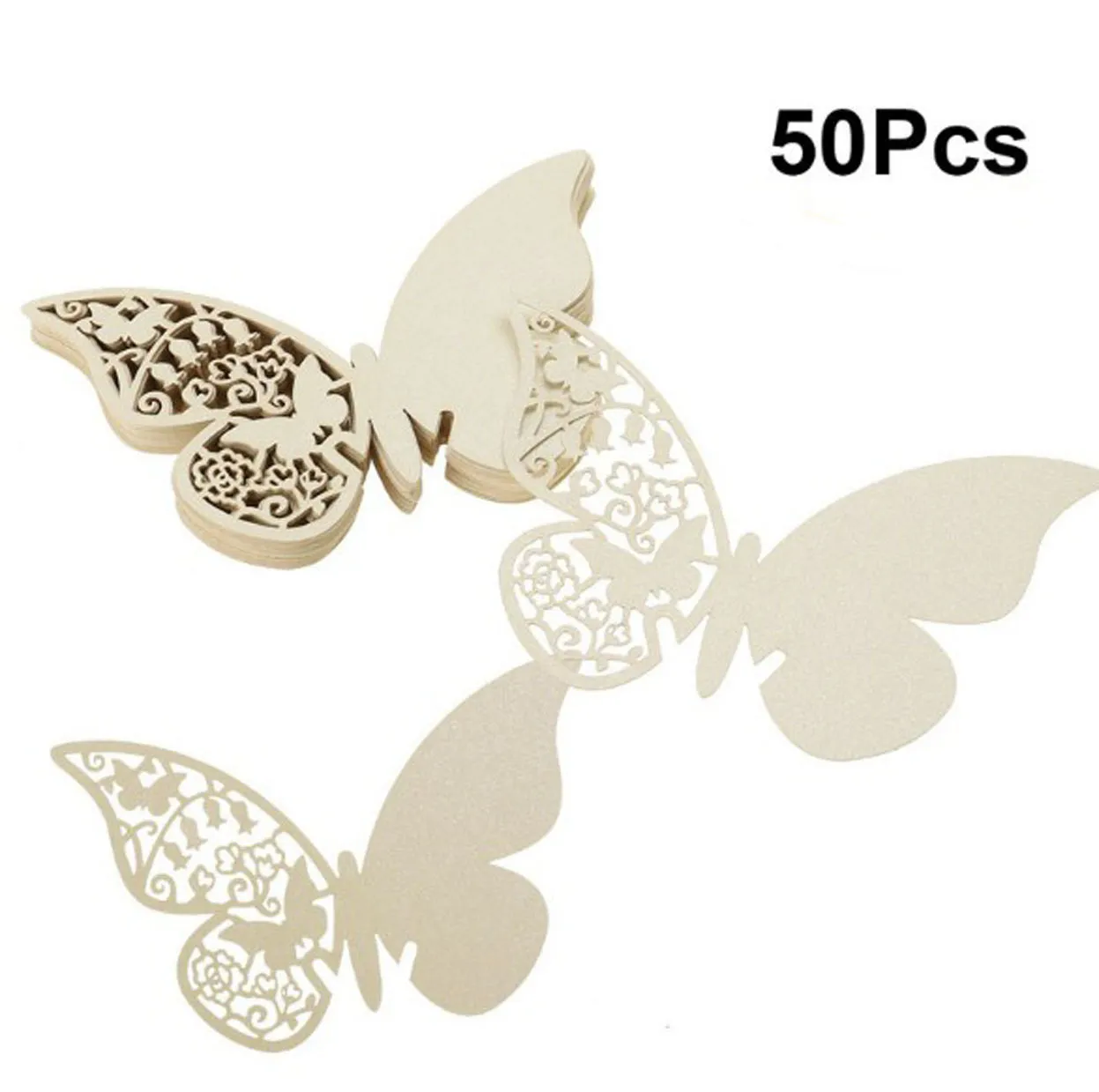 Laser Cut Place Cards With Butterfly Paper Cutting Name Party Place Wedding DecorationsZZ
